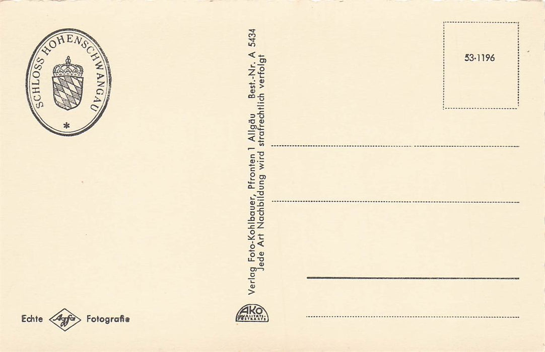 Schloss Hohenschwangau Und Umgebung