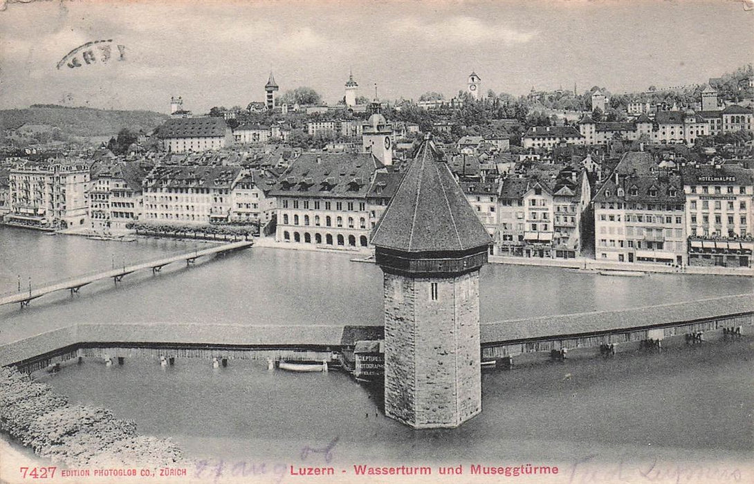 Luzern Wasserturm Und Museggtürme