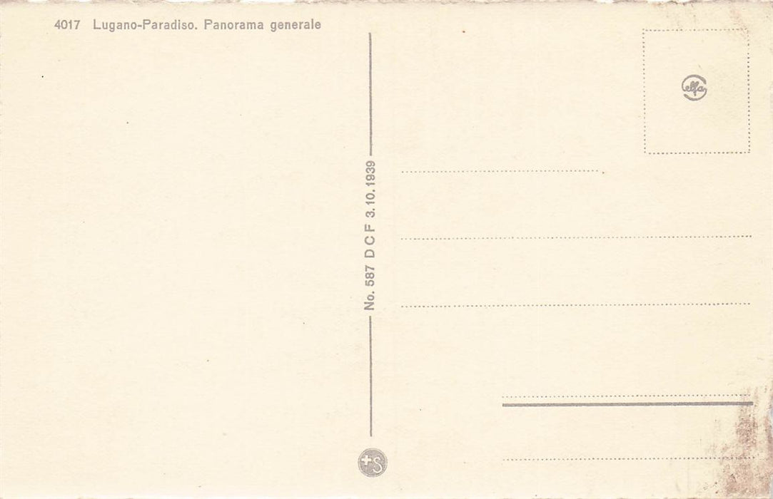 Lugano-Paradiso Panorama Generale