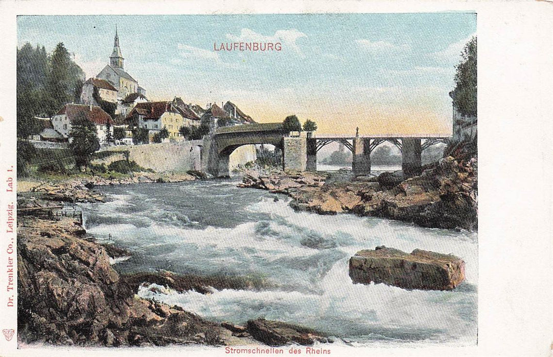 Stromschnellen Des Rheins Laufenburg