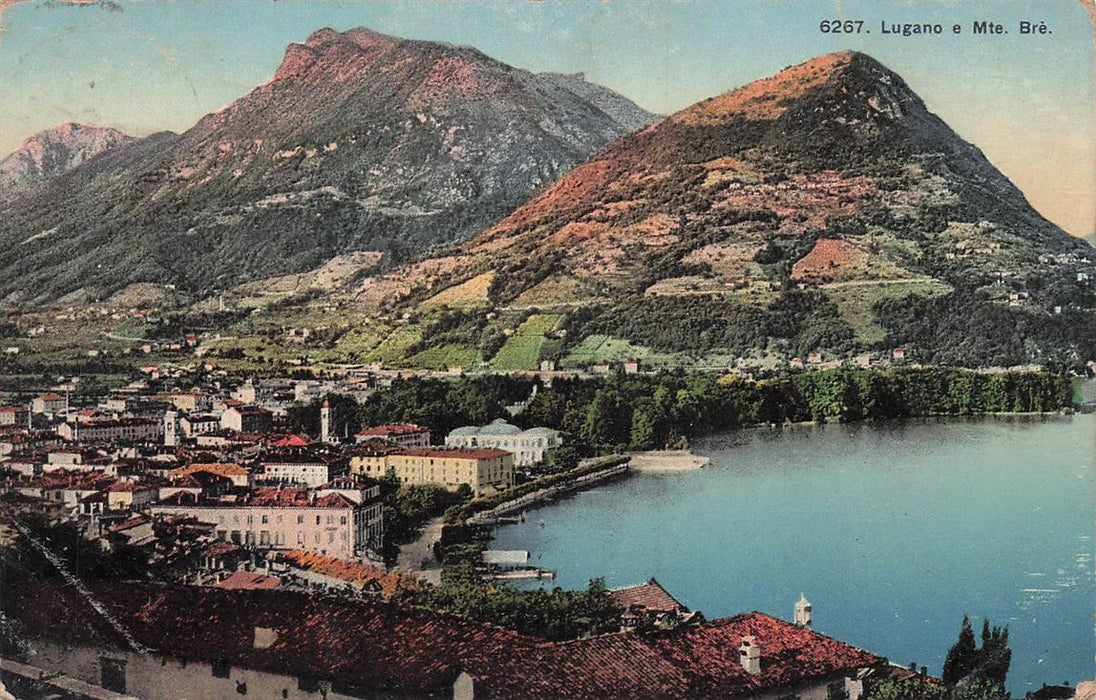 Lugano E Mte Bre