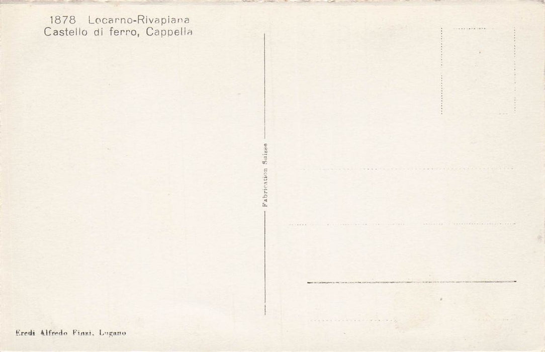 Locarno-Rivapiana Castello Di Ferro Cappella