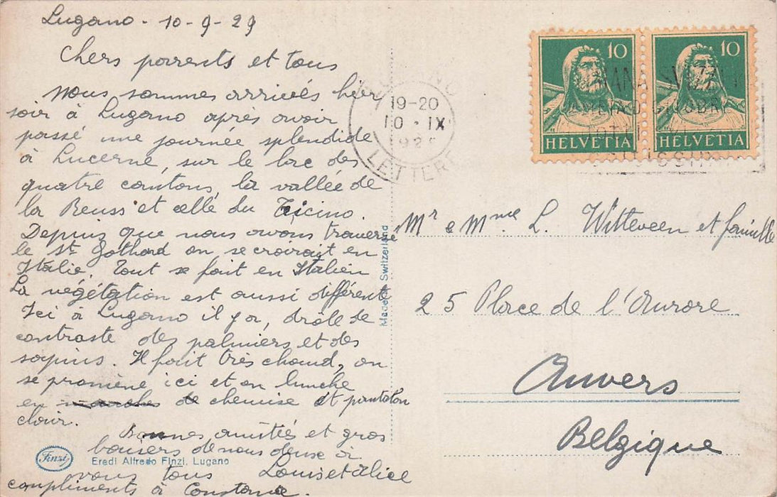 Lugano E Monte S Salvatore