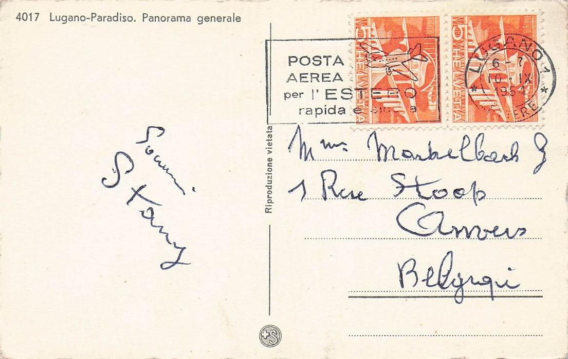 Lugano-Paradiso Panorama Generale