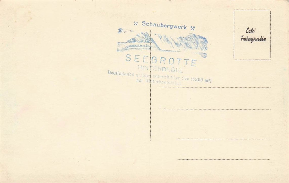 Seegrotte In Der Hinterbrühl Bei Mödling