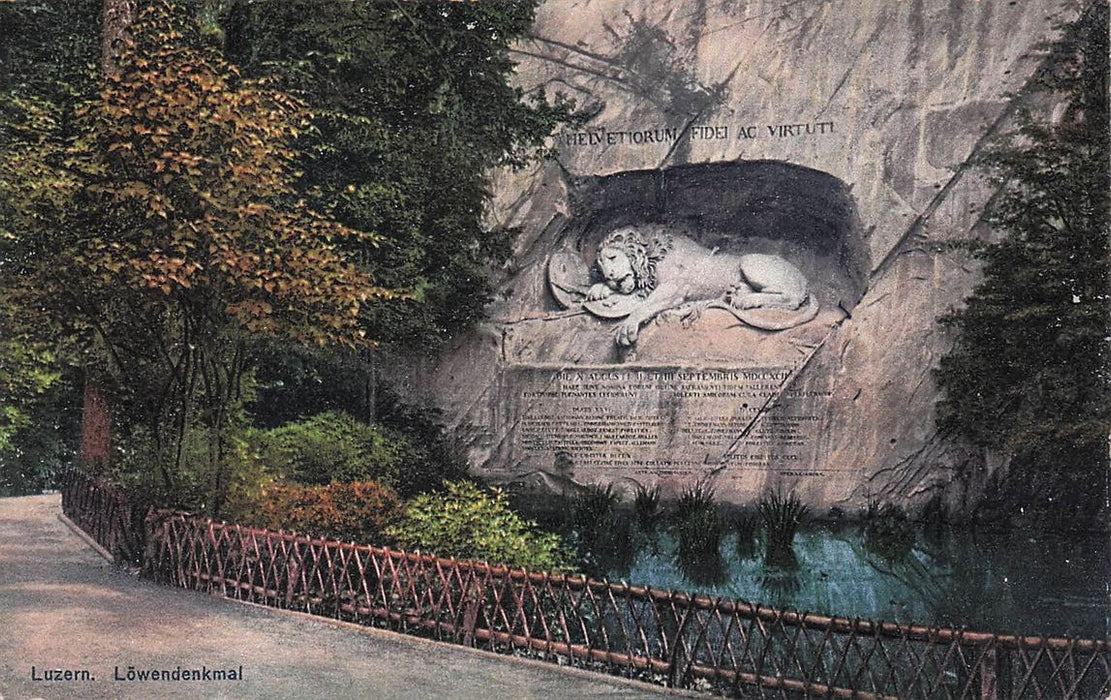 Luzern Löwendenkmal