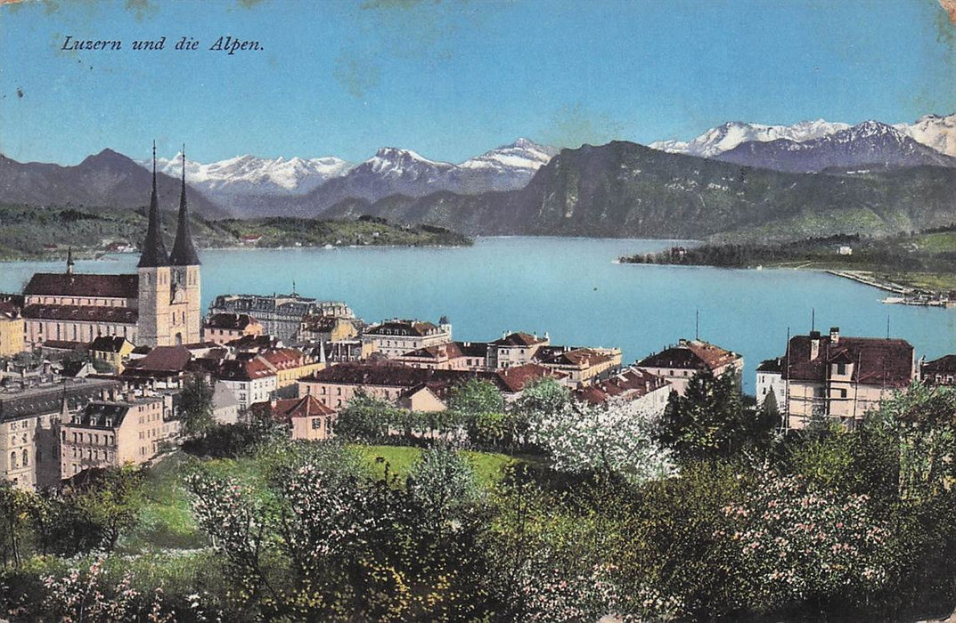 Luzern Und Die Alpen