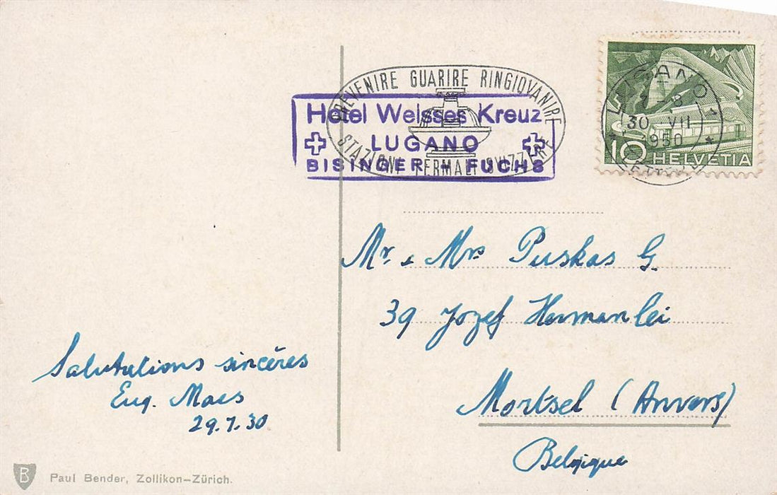 Lago Di Lugano Castagnola