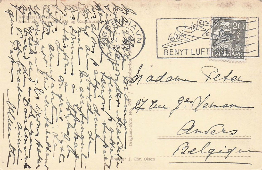 Kobenhavn Og Raadhuset