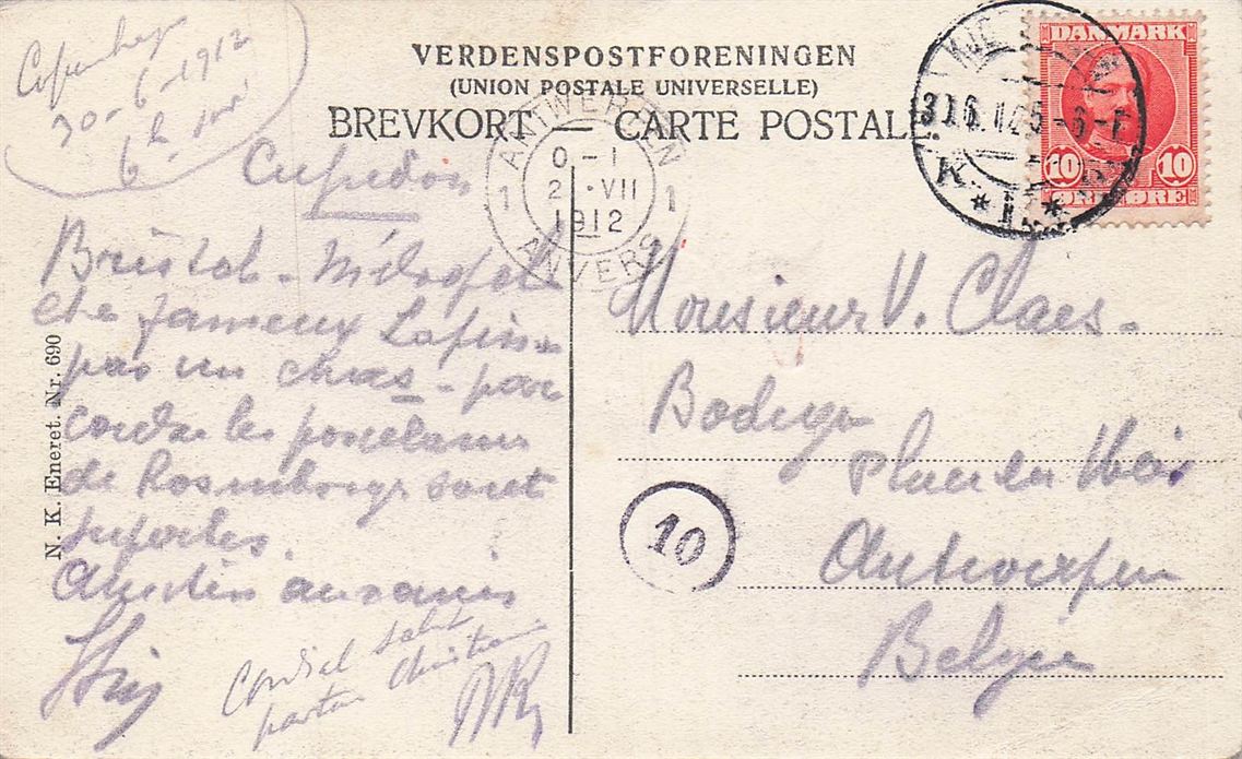 Raadhuset Set Fra Tivoli Kobenhavn