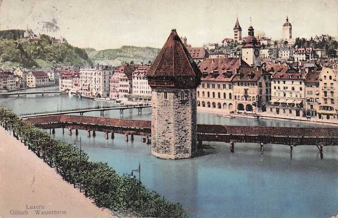 Luzern Gütsch Wasserturm