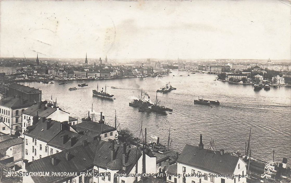 Stockholm Panorama Fran Soder