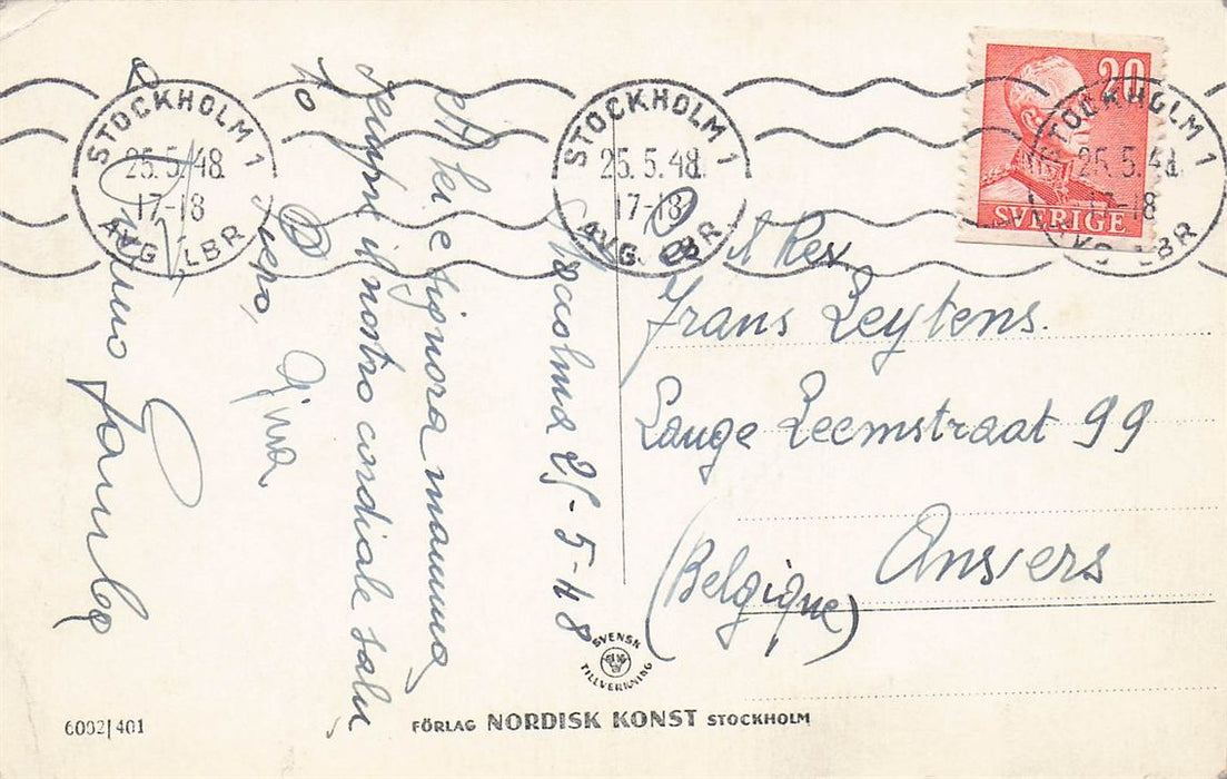 Stockholm Utsikt Fran Stadshusets Torn