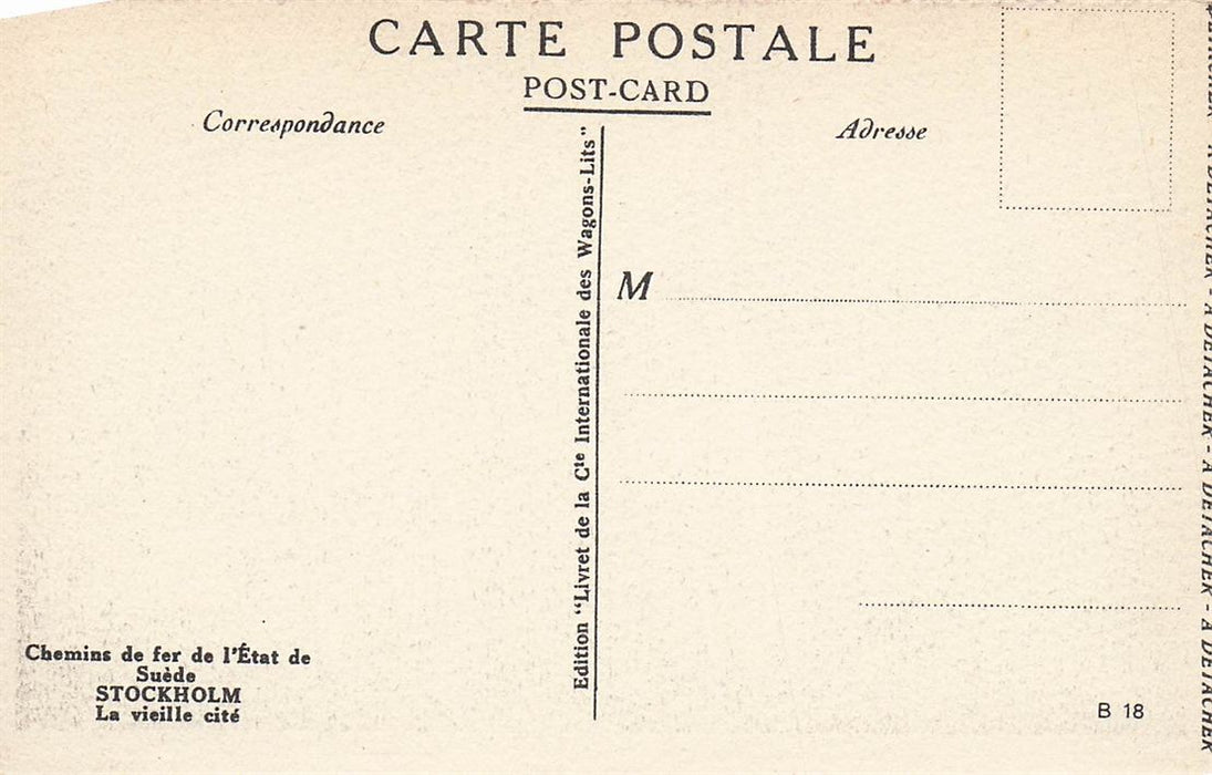 Stockholm La Vieille Cite