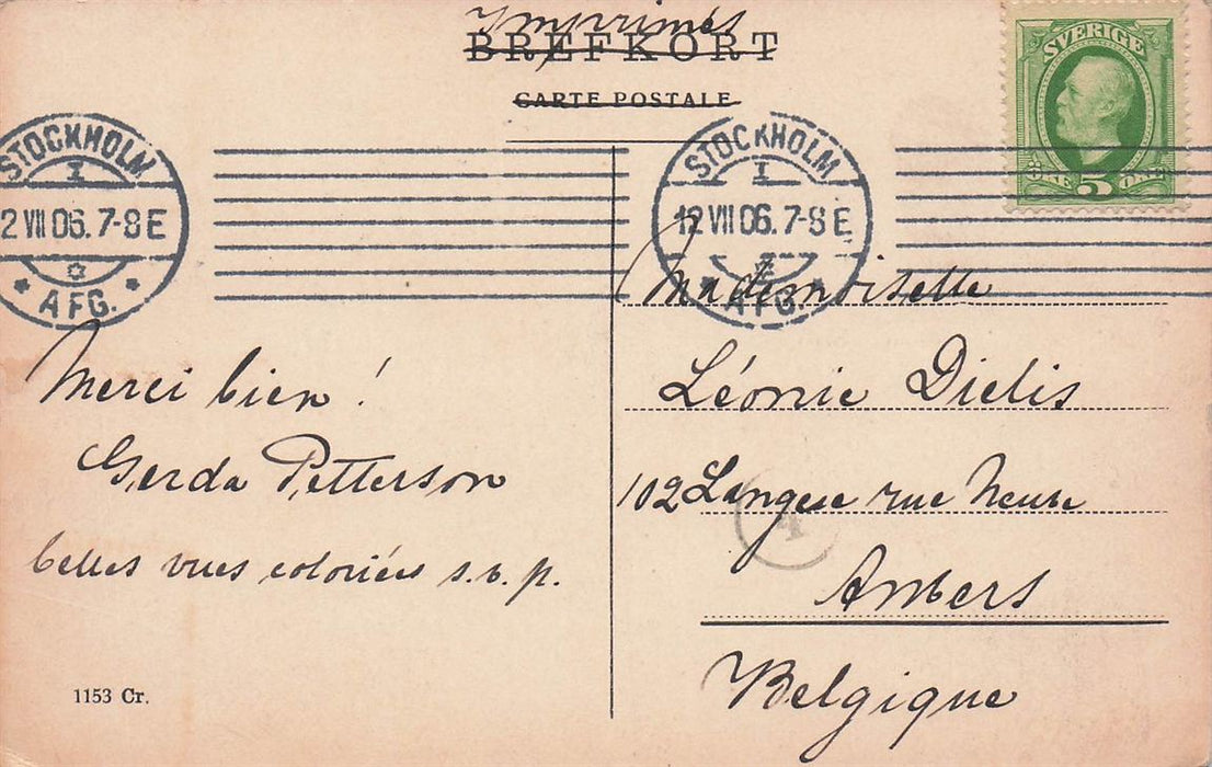 Stockholm Gustaf 111 S Staty Och Södra Blasieholmshamnen