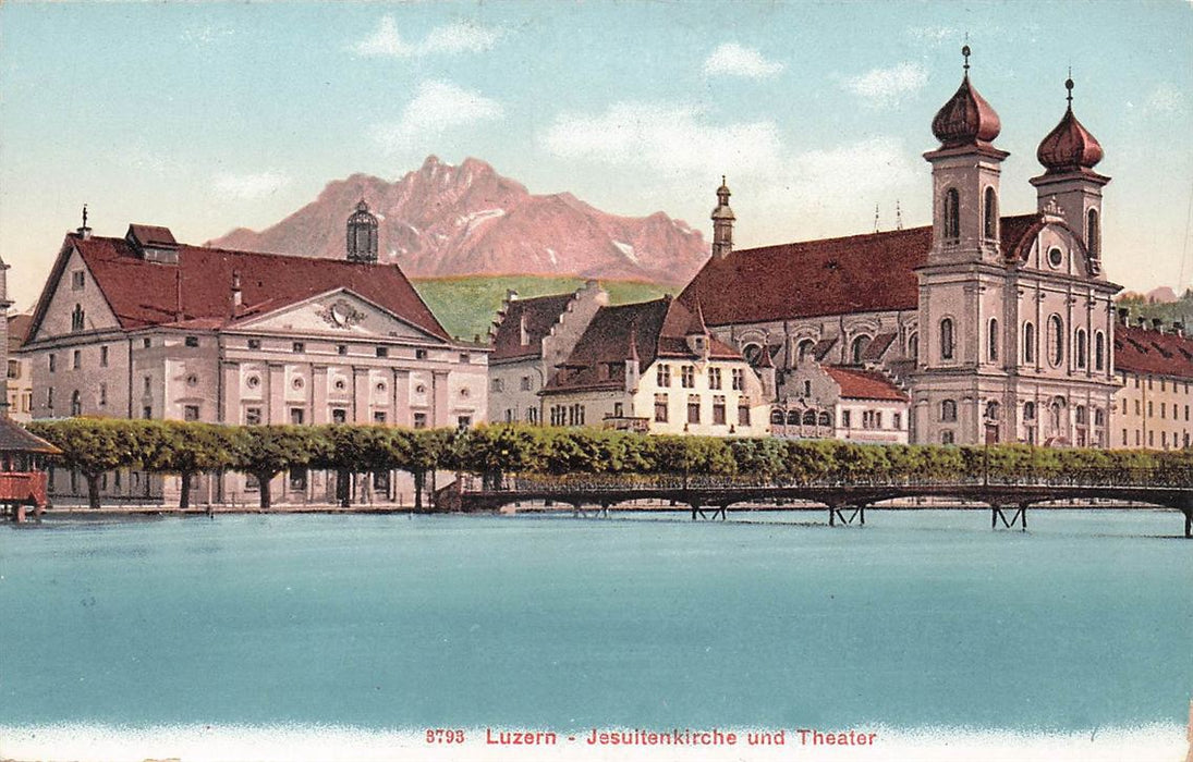 Luzern Jesuitenkirche Und Theater
