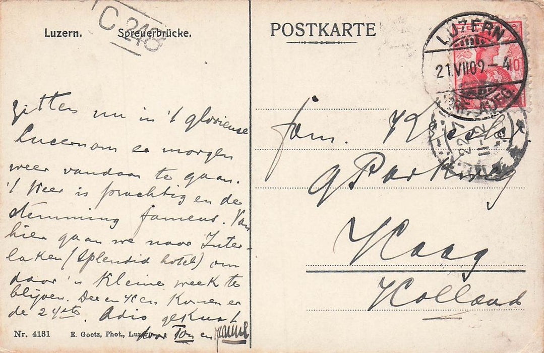 Luzern Sprenerbrücke