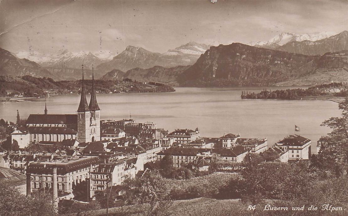 Luzern Und Die Alpen