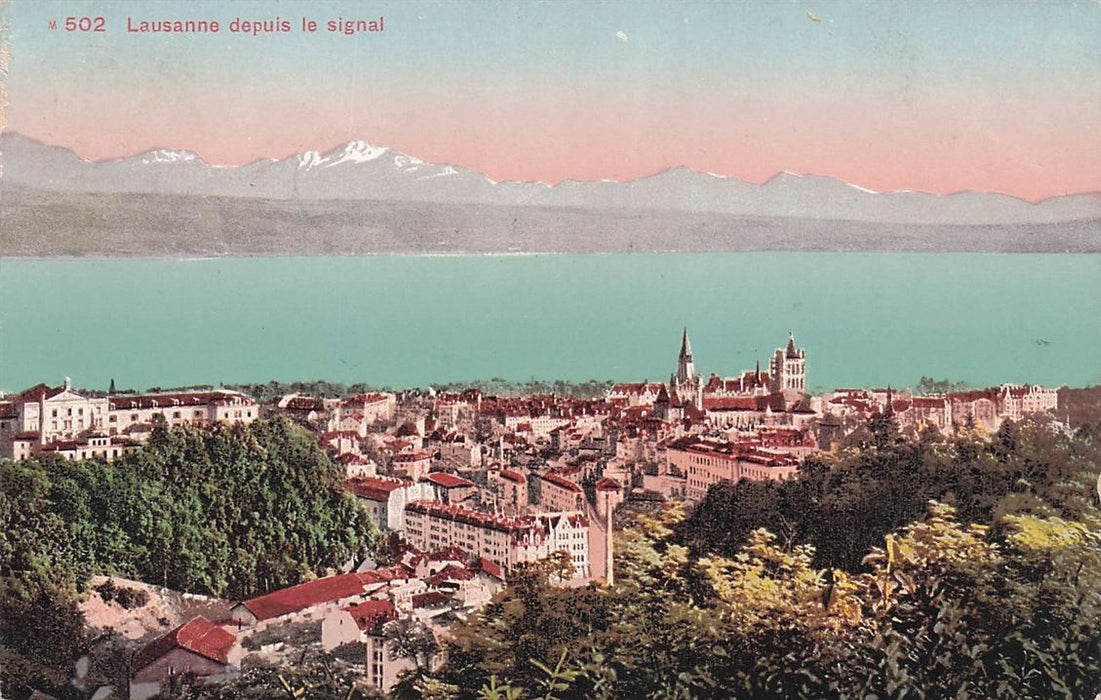 Lausanne Depuis Le Signal