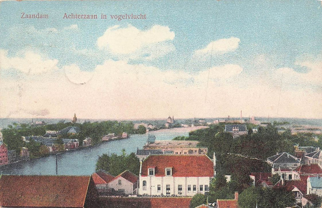 Zaandam Achterzaan In Vogelvlucht