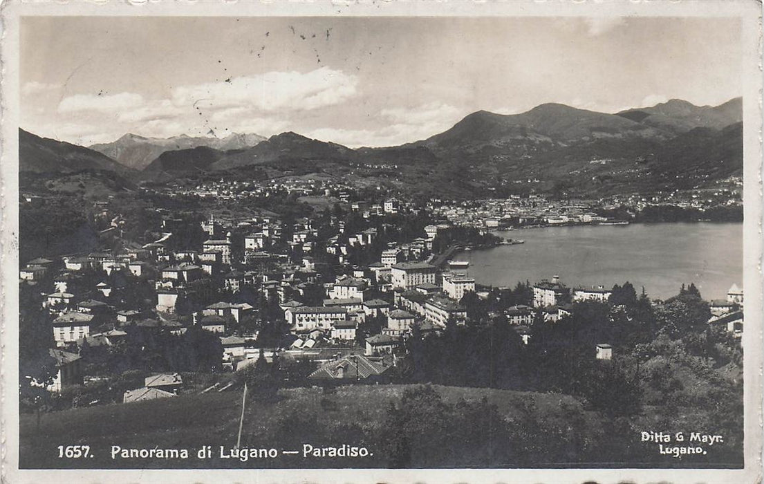 Panorama Di Lugano Paradiso