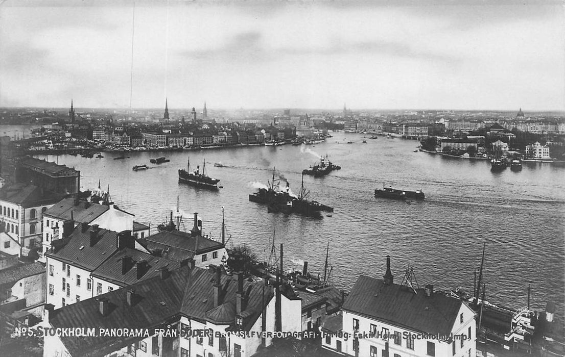 Stockholm Panorama Fran Soder