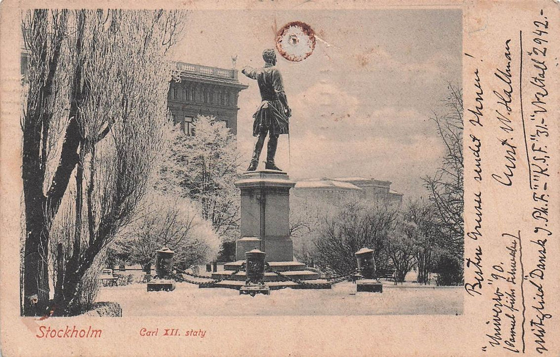 Stockholm Carl Xii Staty