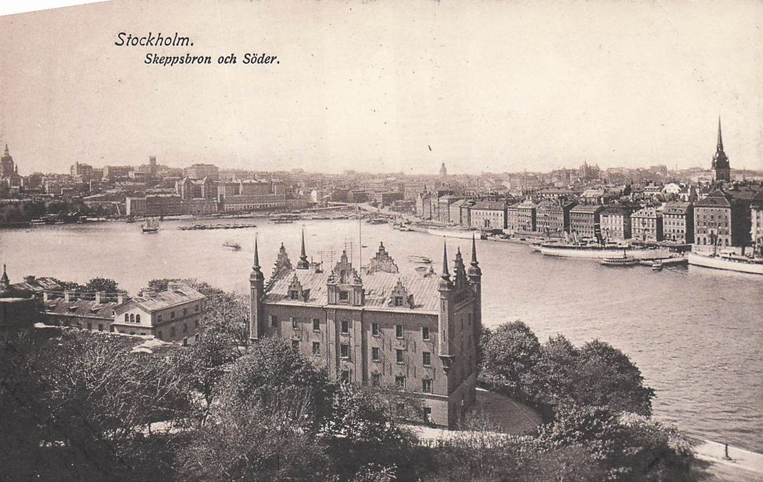 Stockholm Skeppsbron Och Söder