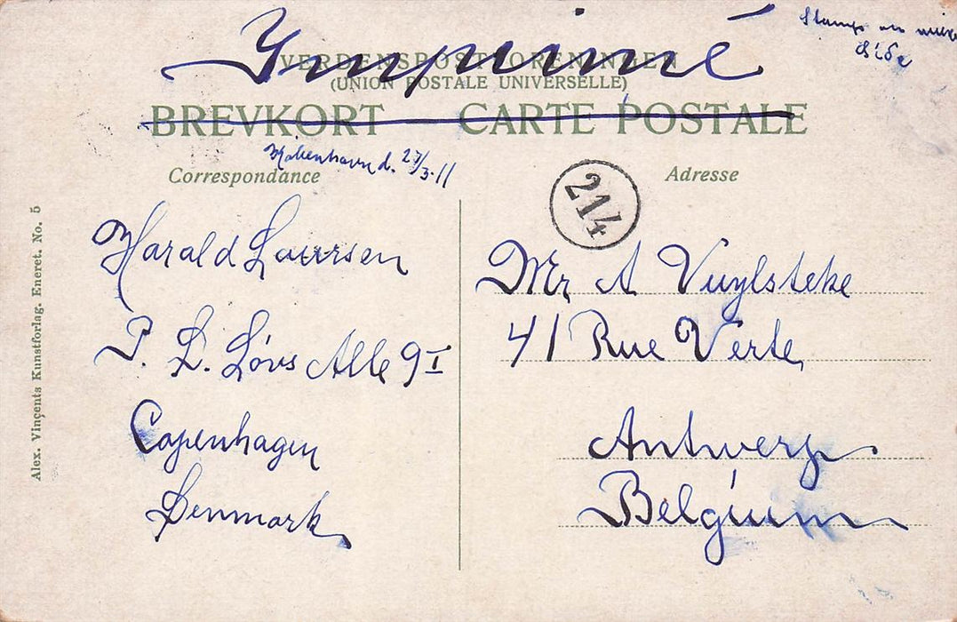 Kobenhavn Aborreparken Med Ny Rosenborg