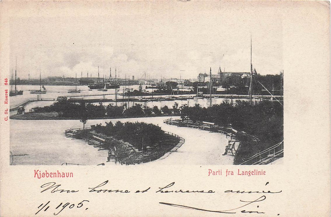Kjobenhavn Parti Fra Langelinie