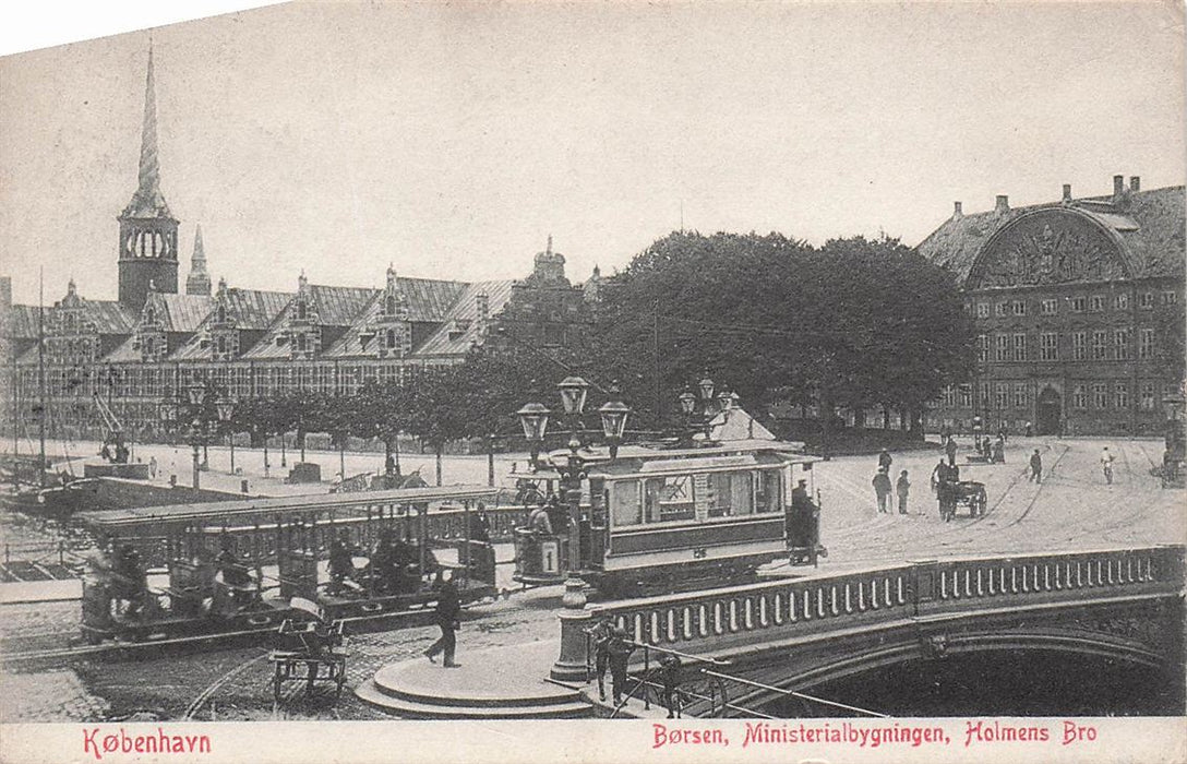 Kobenhavn Borsen Ministerialbygningen Holmens Bro