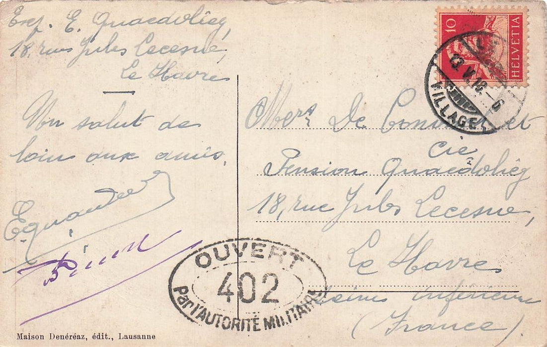 Leysin-Village Et Le Chamossaire