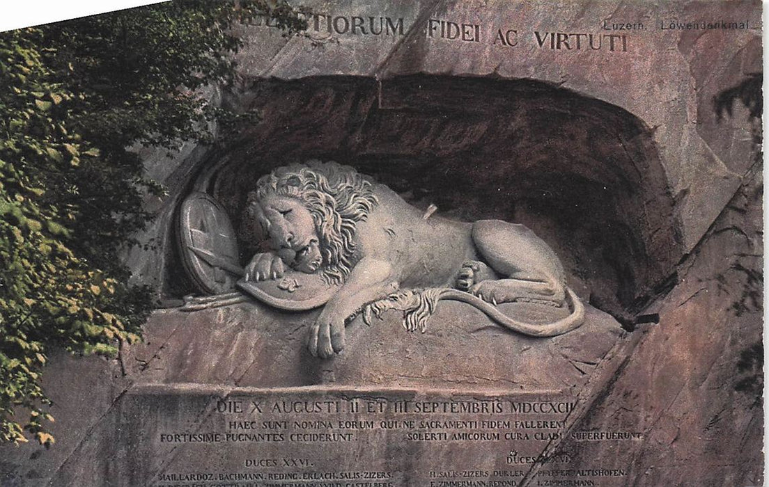 Luzern Löwendenkmal