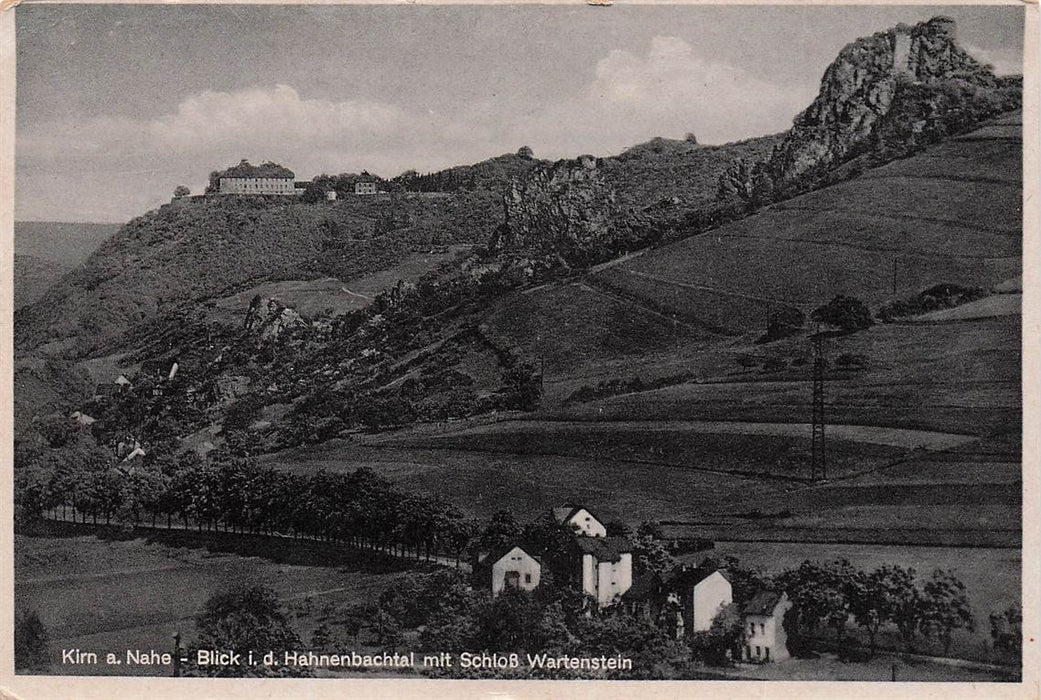 Kirn A Nahe- Blick I D Hahnenbachtal Mit Schloss Wartenstein