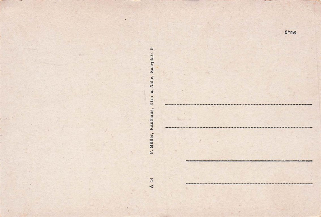 Kirn A Nahe- Blick I D Hahnenbachtal Mit Schloss Wartenstein