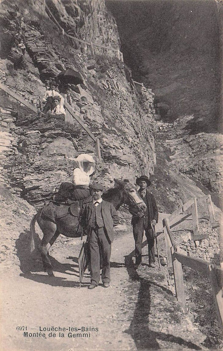 Loueche-Les-Bains Montee De La Gemmi