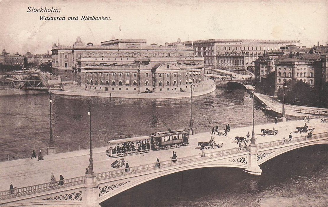 Stockholm Wasabron Med Riksbanken