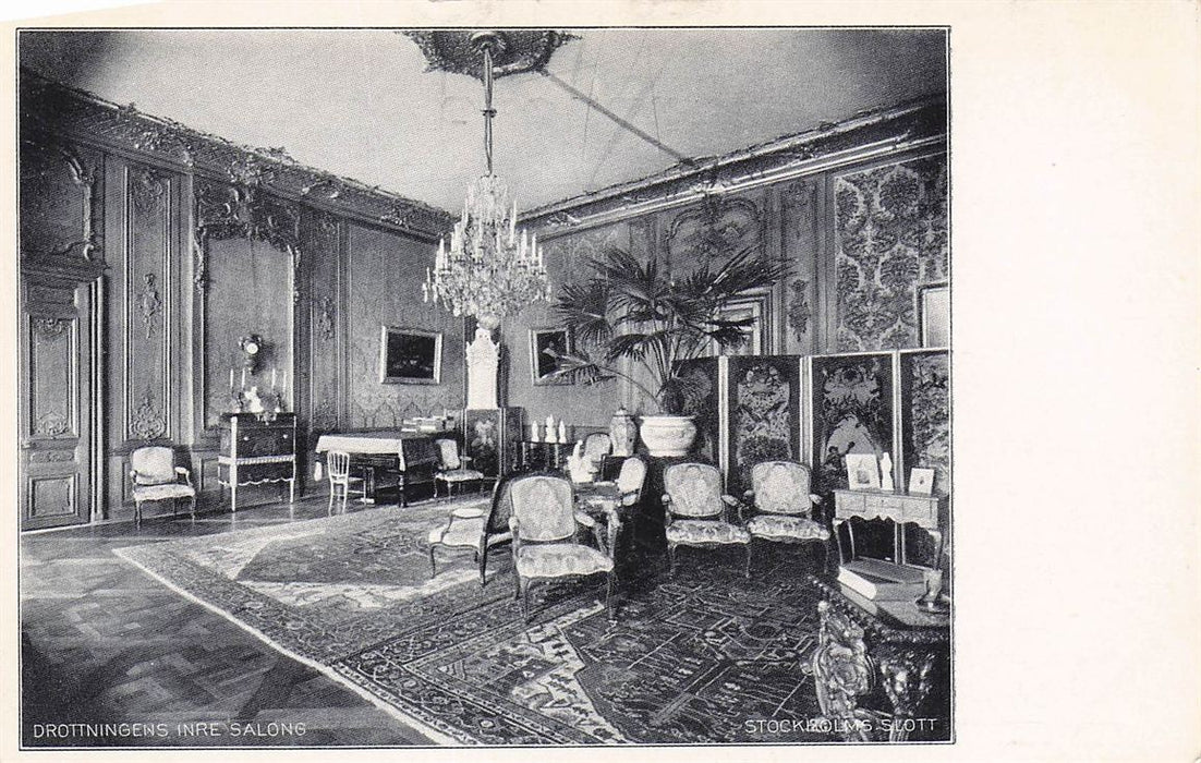 Drottningens Inre Salong Stockholms Slott