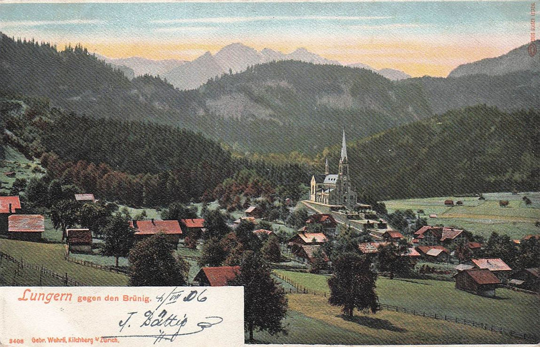 Lungern Gegen Den Brünig