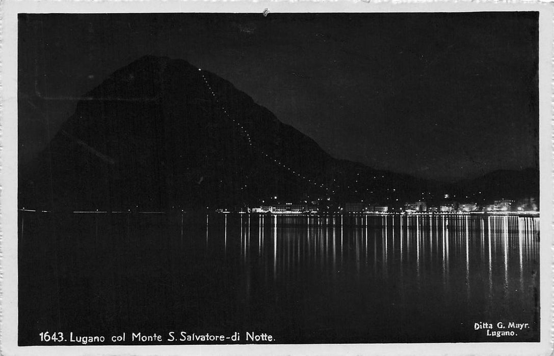 Lugano Col Monte S Salvatore-Di Notte