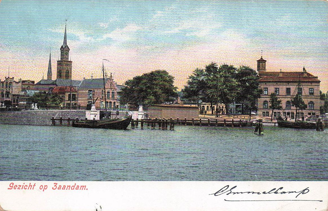 Gezicht Op Zaandam