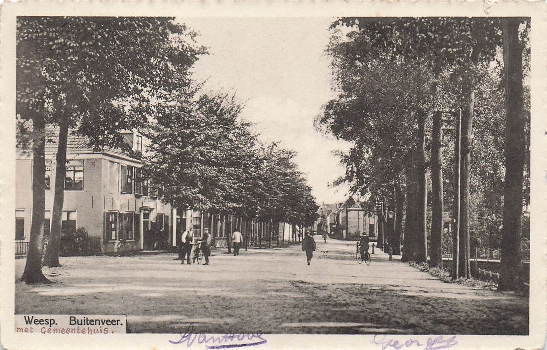 Weesp Buitenveer Met Gemeentehuis