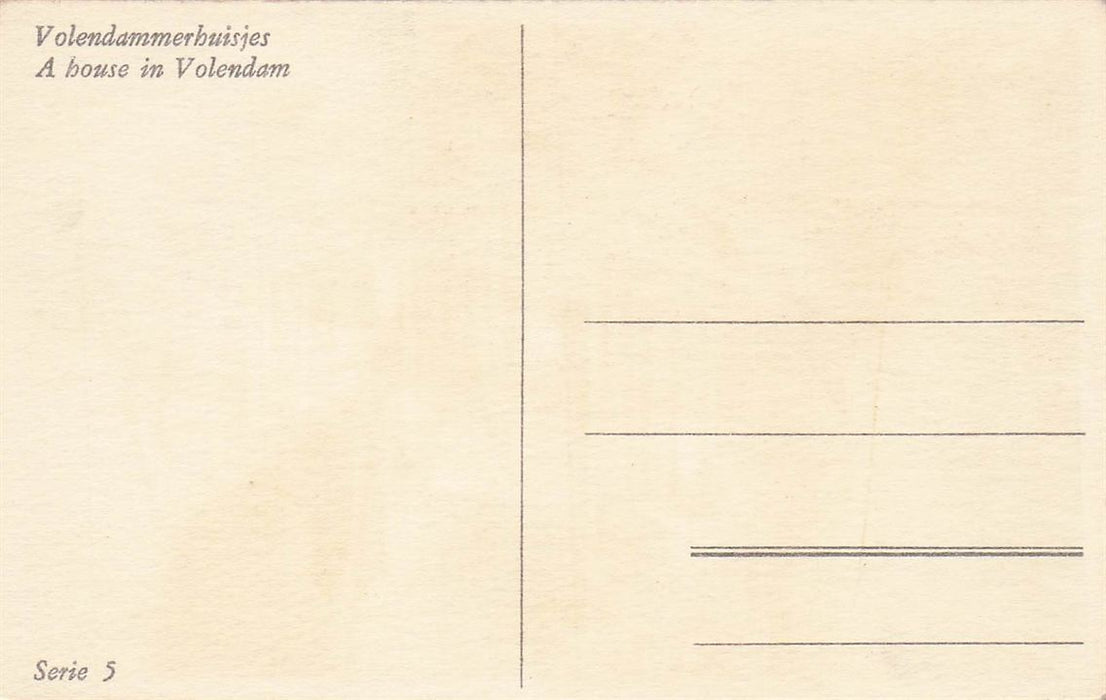 Volendammerhuisjes