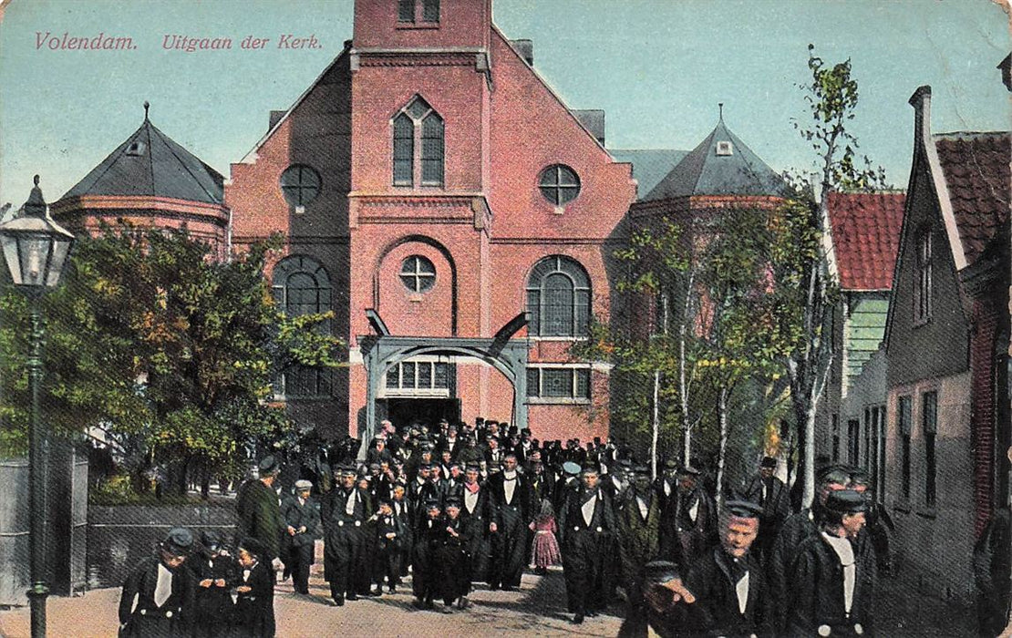 Volendam Uitgaan Der Kerk