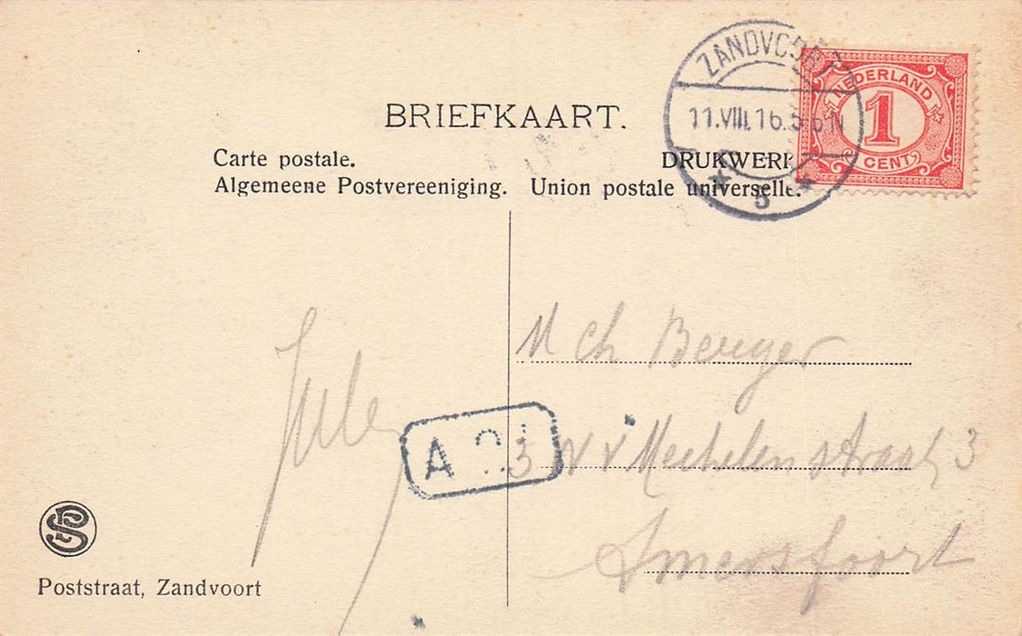 Poststraat Zandvoort