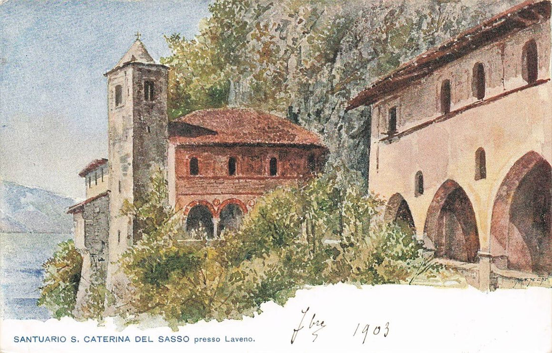 Santuario S Caterina Del Sasso Presso Laveno