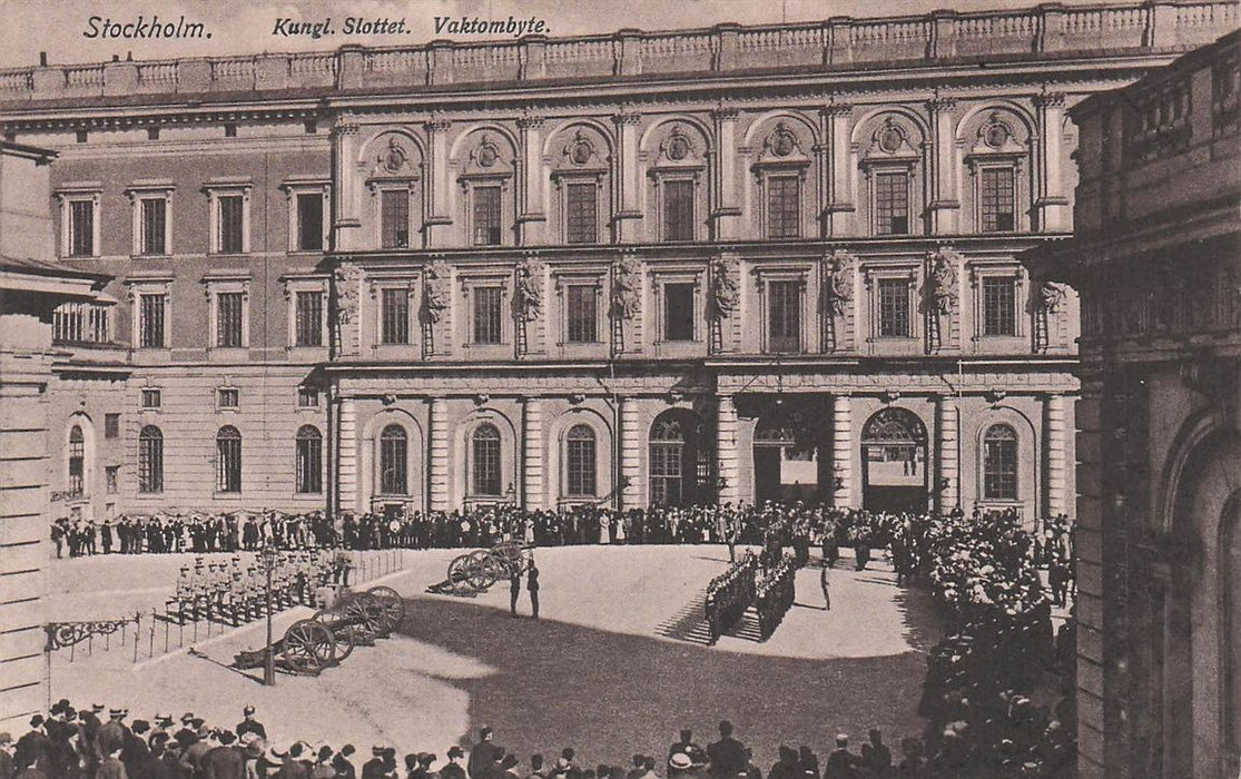 Stockholm Kungl Slottet Vaktombyte