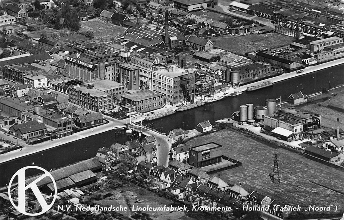 Nederlandsche Linoleumfabriek Krommenie Fabriek Noord