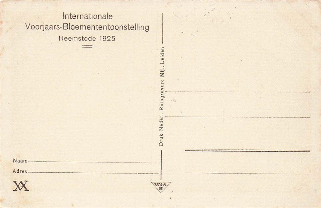 Internationale Voorjaars-Bloemententoonstelling Heemstede 1925