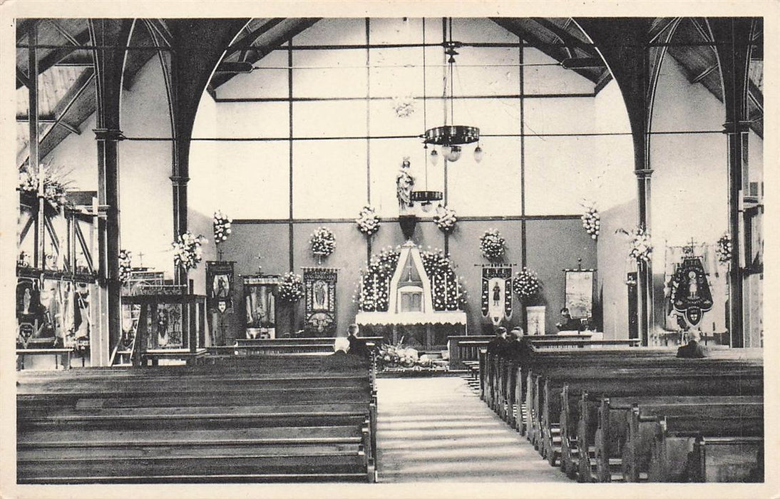 Heiloo Bedevaartplaats O.-L Vrouw Ter Nood Interieur Bedevaartskerk
